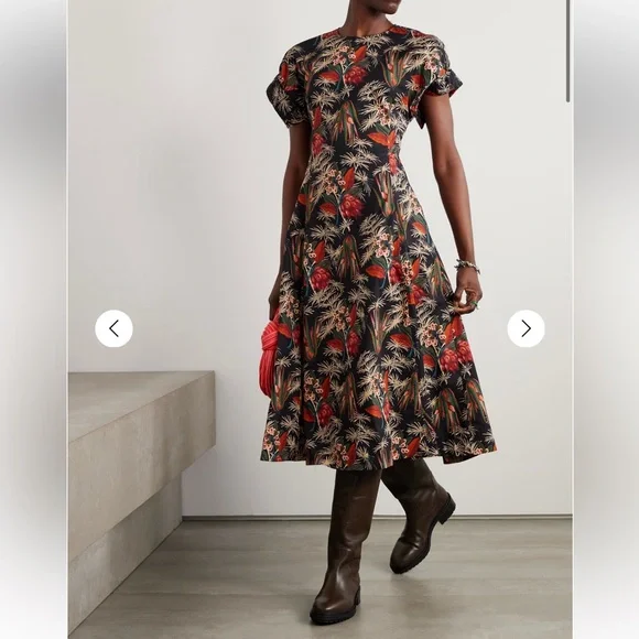 Ulla Johnson Midi Dress 6 - Picture 5 of 7